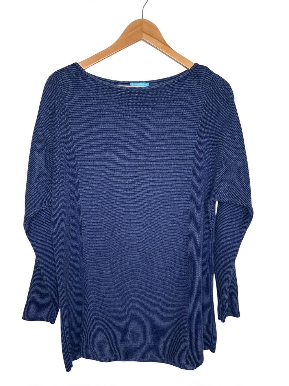 J McLaughlin sweater navy lightweight dolman sleeve size medium